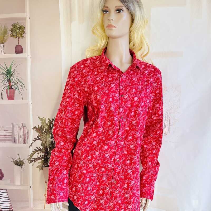 Blusa Roja flores Letlies
