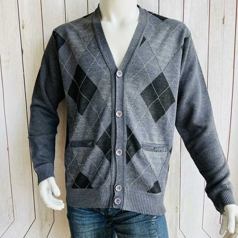 Chaleco con botones Gris Siglo XXI