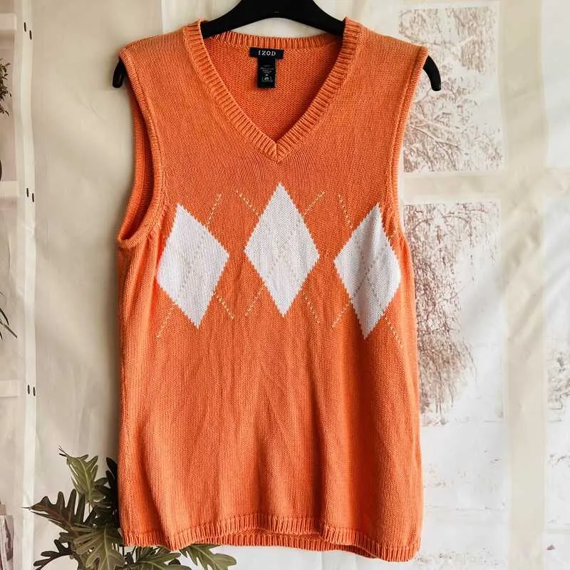Sweater Sin manga Naranjo izod by lacoste