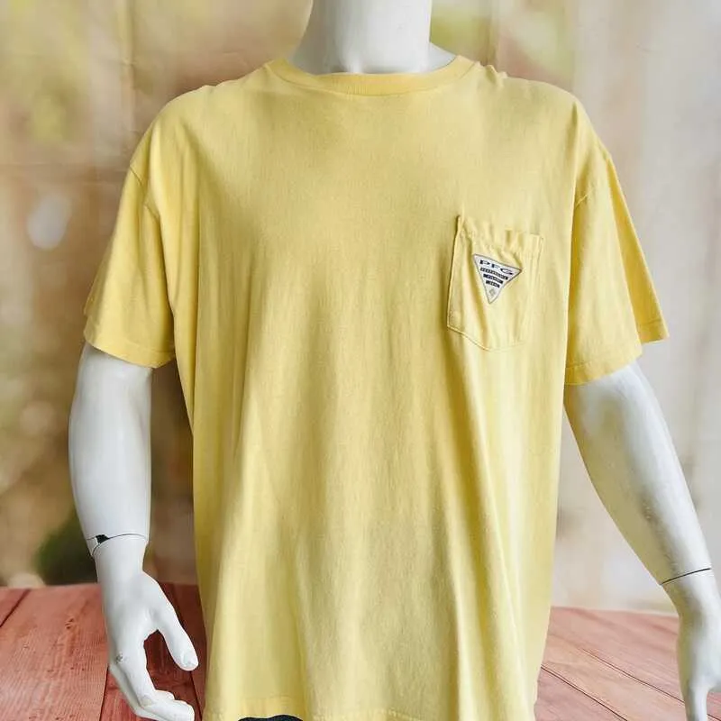 Poleras Manga Corta Amarillo Columbia PFG