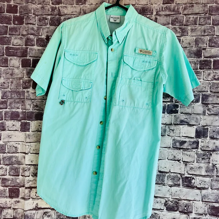 Camisa verde agua Columbia PFG
