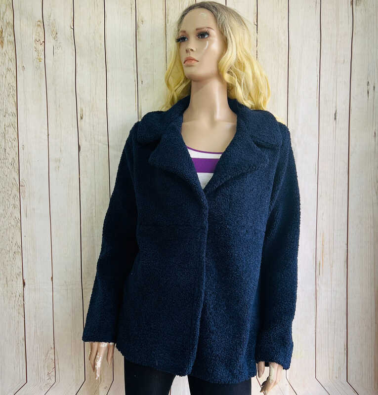 Abrigo Corderito Azul