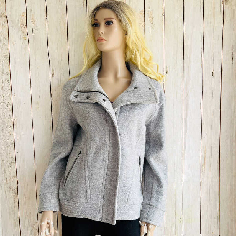 Abrigo Gris Perla Banana Republic