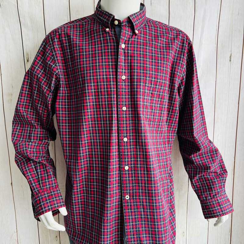 Camisa Cuadros Roja Nautica