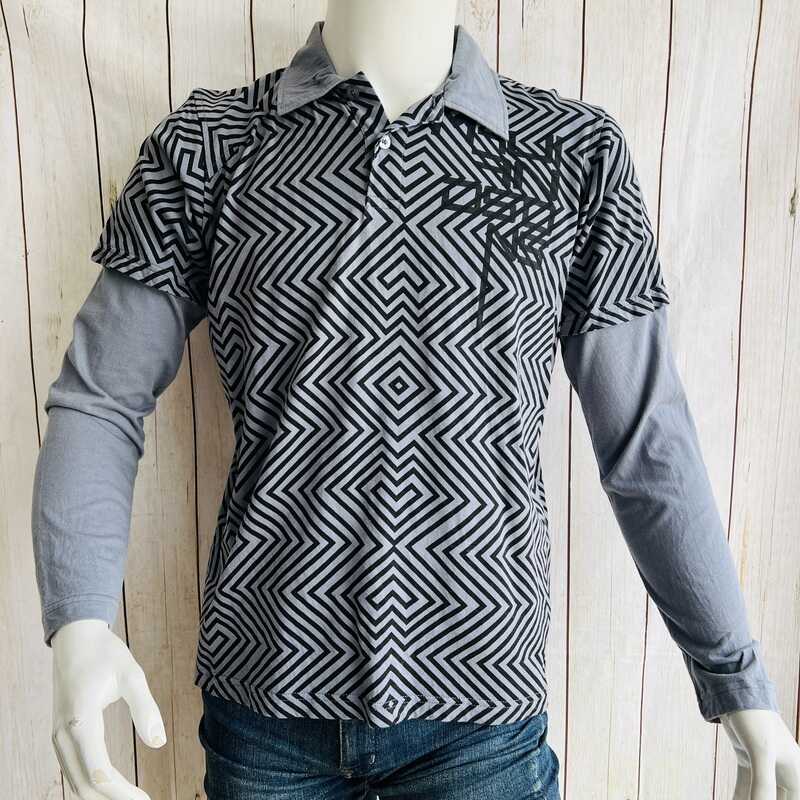 Poleras Manga Larga Gris diseño Maui