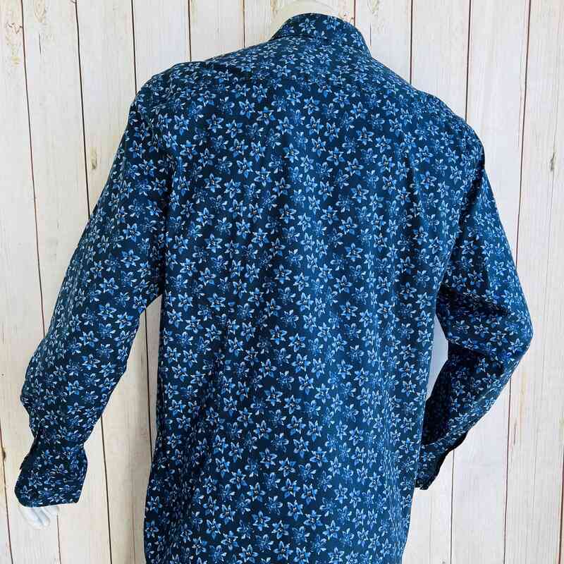 Camisa Azul Flores Arrow - Imagen 3