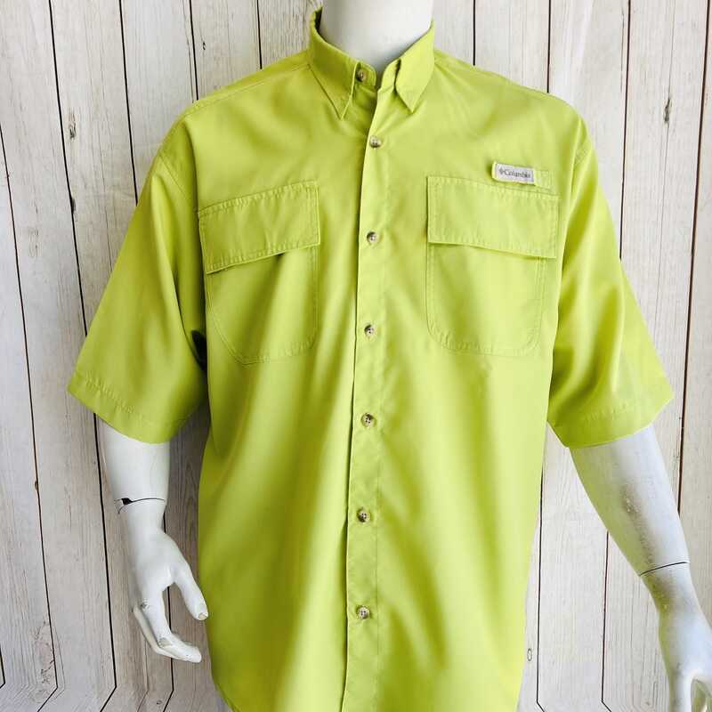 Camisa Manga Corta Pistacho Secado Rapido Columbia