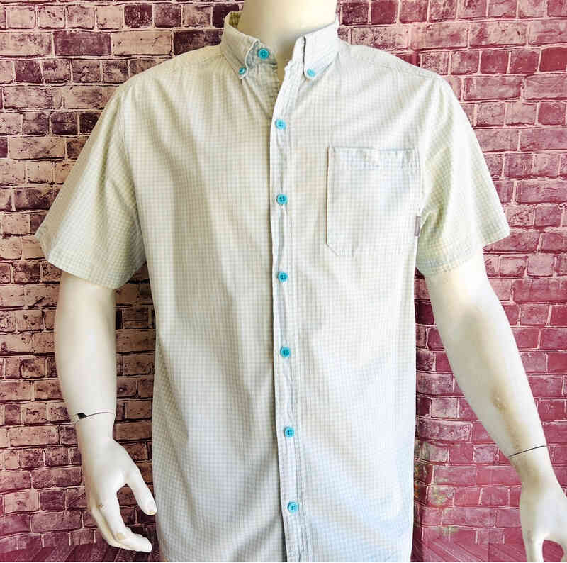 Camisa Manga Corta Cuadros Columbia