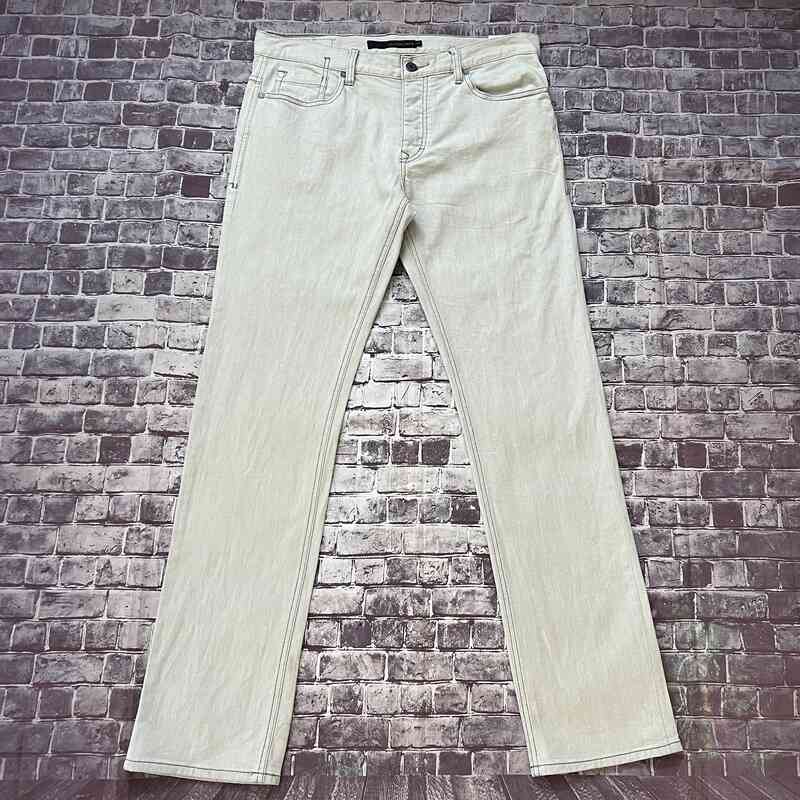 Jeans Slim Straight Blanco Invierno Calvin Klein