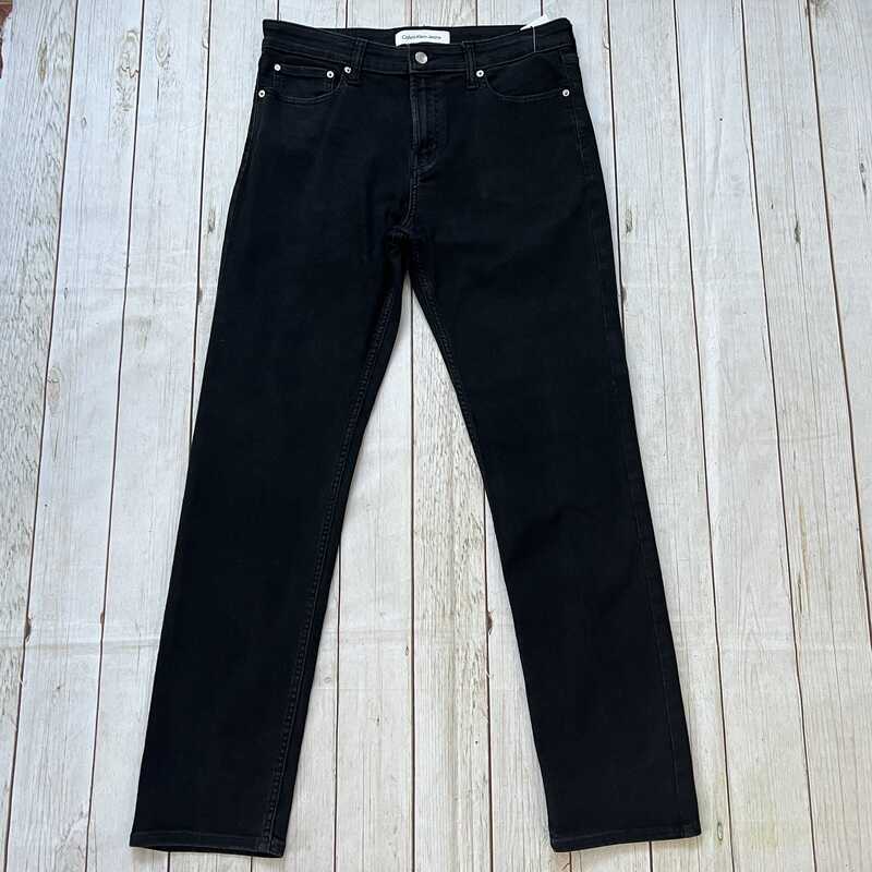 Jeans Slim Negro Calvin Klein