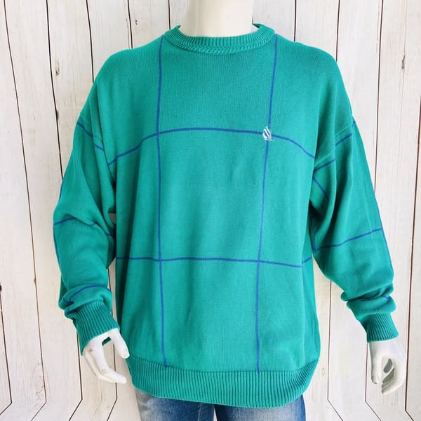 Sweater Cuello Redondo Verde Hombre Nautica